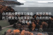 白虎图片使用体验复盘：高频使用后的习惯变化与效率提升，白虎的图片简笔画