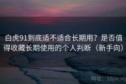 白虎91到底适不适合长期用？是否值得收藏长期使用的个人判断（新手向）