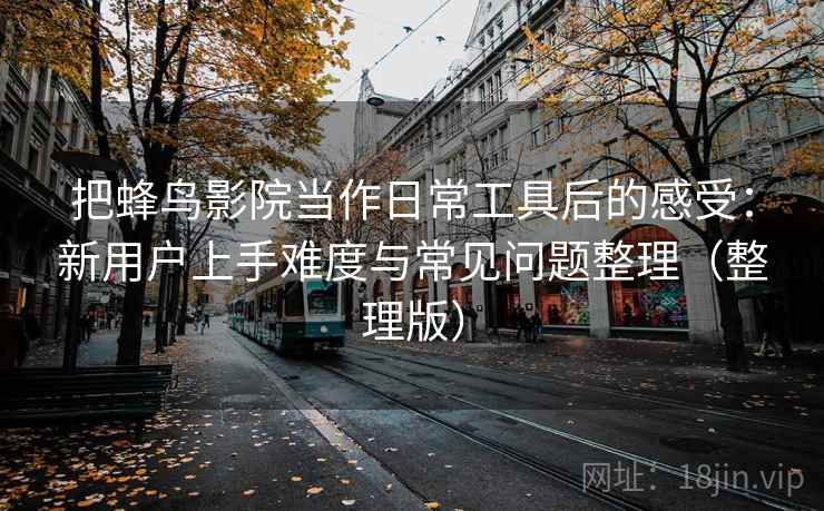 把蜂鸟影院当作日常工具后的感受：新用户上手难度与常见问题整理（整理版）
