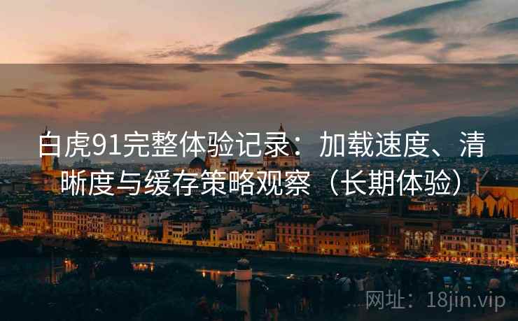 白虎91完整体验记录:加载速度、清晰度与缓存策略观察(长期体验) 白虎91完整体验记录:加载速度、清晰度与缓存策略观察(长期体验)