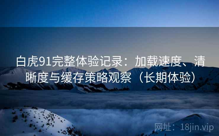 白虎91完整体验记录:加载速度、清晰度与缓存策略观察(长期体验) 白虎91完整体验记录:加载速度、清晰度与缓存策略观察(长期体验)