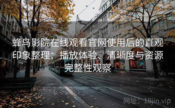 蜂鸟影院在线观看官网使用后的直观印象整理：播放体验、清晰度与资源完整性观察